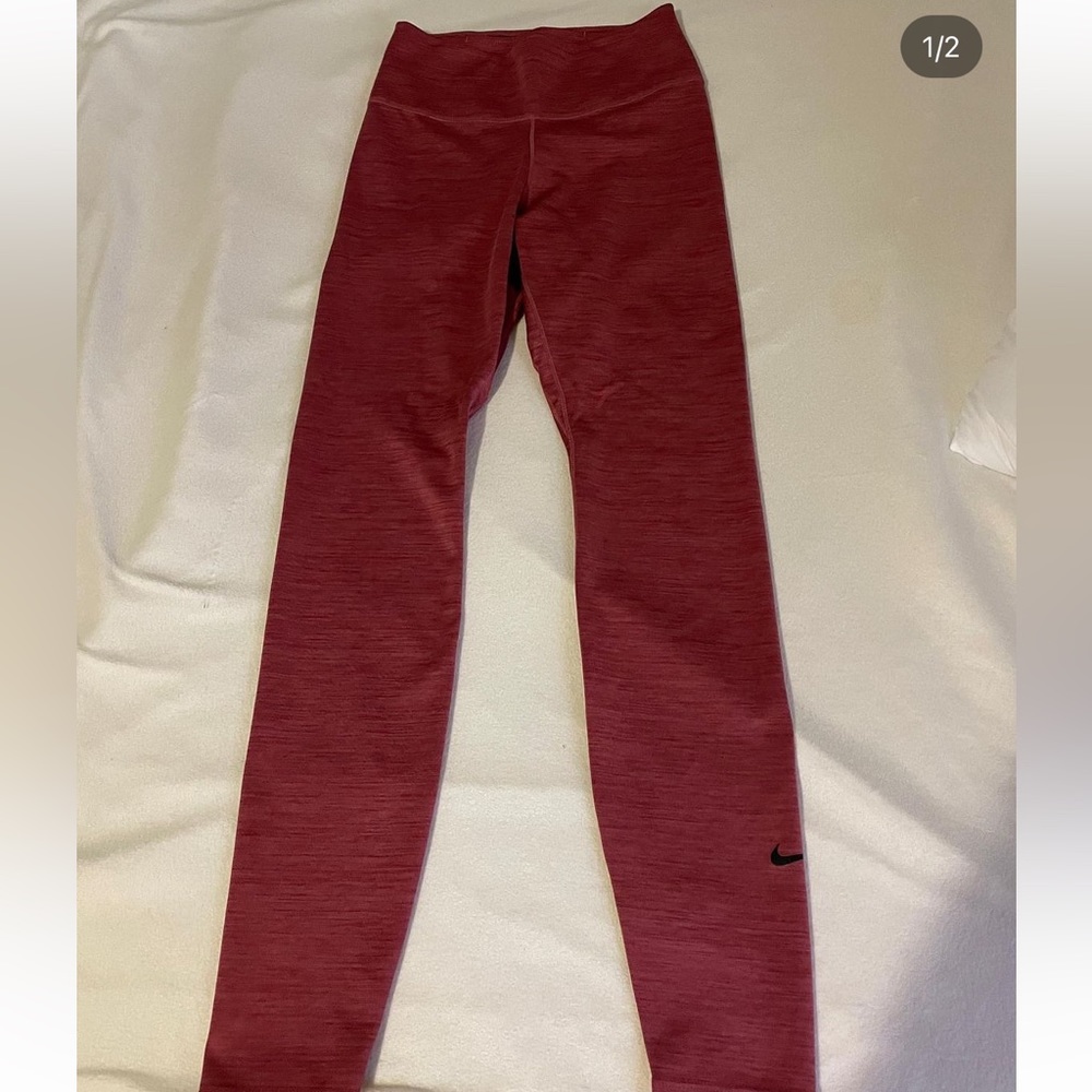 Pink Nike Leggings - XS